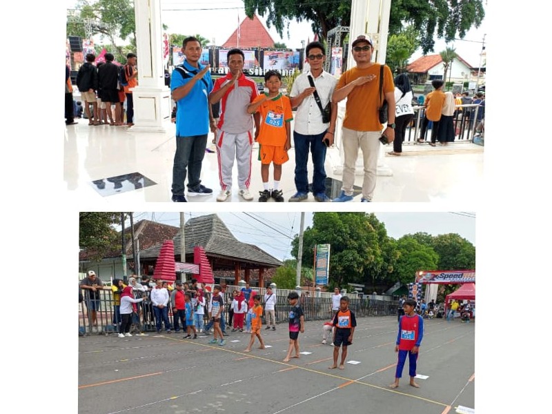 Siswa SDN 3 PATEMON mengikuti lombo Olimpiade Olahraga Siswa Nasional ( O2SN )