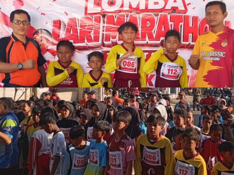 LOMBA LARI MARATON SDN 3 PATEMON KEC.JATIBANTENG